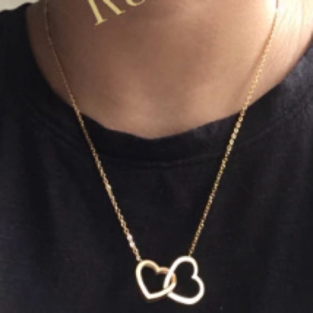 ❤️One hour sale ❗️Double Heart Necklace - Picture 3 of 3